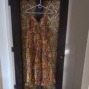 Floral Spaghetti Strap Dress